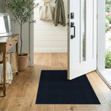 Minimalist Black Geometric Area Rug