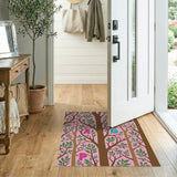 Whimsical Alphabet Trees Kids Area Rug