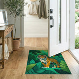 Majestic Jungle Tiger Area Rug