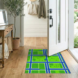 Charming Pixel Farm Town Area Rug