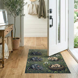 Whimsical Field Mice Meadow Area Rug