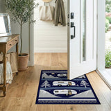 Starry Mountain Camper Night Area Rug