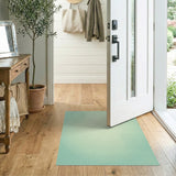 Mint Green Ombre Area Rug