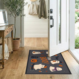 Hey Boo Halloween Kids Cartoon Area Rug