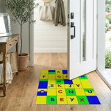 Vibrant Alphabet Kids Area Rug