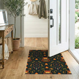 Boho Adventure Backpack Campfire Area Rug