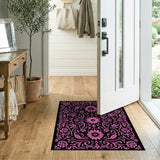 Pink Floral Vintage No. 4 Area Rug
