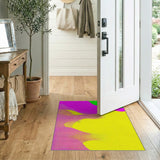 Multi-color and Patterns Vibrant Abstract Wave Area Rug