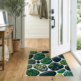 Emerald Pebble Terrazzo Area Rug