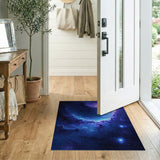 Cosmic Nebula Swirl Area Rug