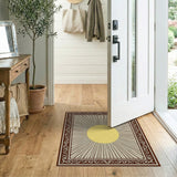 Ornate Sunburst Medallion Rug