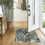 Sage Green Eucalyptus Leaf Area Rug