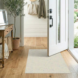 Pastel Wildflower Beige Area Rug
