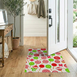 Whimsical Candy Lollipop Kids Area Rug