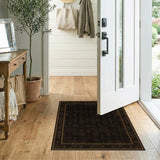 Black Gold Traditional Persian Traditional Persian Area Rug