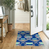 Multi-color and Patterns Rainbow Director Chair Area Rug