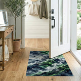 Misty Starlit Mountains Area Rug