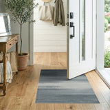 Geometric Modern Modern Grey Ombre Stripe Area Rug