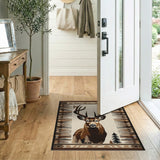 Majestic Buck Deer Southwestern Area Rug