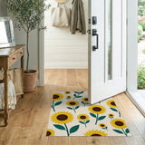 Sunflower Scatter Area Rug