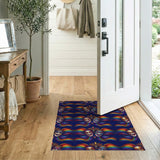 Vibrant Rainbow Mask Area Rug