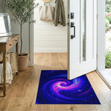 Cosmic Galaxy Nebula Swirl Area Rug