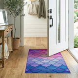 Mermaid Scales Gradient Area Rug