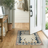 Whimsical Tribal Bears Stars Area Rug