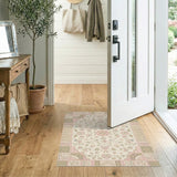 Pink Floral Vintage No. 13 Area Rug