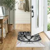 Rainbow Cat Whiskers Area Rug