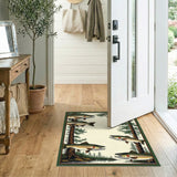 Leaping Trout Forest Area Rug