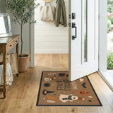 Welcome Ghouls Pals Halloween Kids Rug
