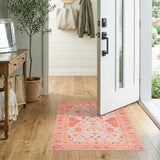 Pink Floral Vintage No. 12 Area Rug