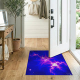 Cosmic Lightning Plasma Area Rug