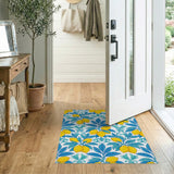 Yellow Lemon Fruit Area Rug
