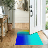 Multi-color and Patterns Rainbow Halftone Gradient Area Rug