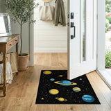 Pixel Cosmic Planets Area Rug