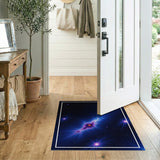Cosmic Nebula Burst Area Rug