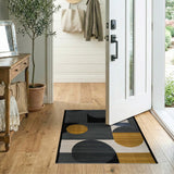Multi-color and Patterns Abstract Geometric Modern Area Rug