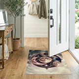 Mystic Moon Phases Mandala Area Rug