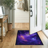 Purple Cosmic Vortex Area Rug