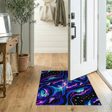 Abstract Area Cosmic Nebula Swirl Abstract Area Rug