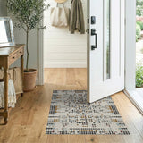 Multi-Color Geometric Dot Pattern Area Rug