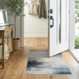 Geometric Modern Grey Modern Geometric Abstract Grey Area Rug