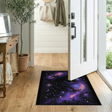 Multi-color and Patterns Cosmic Purple Nebula Galaxy Area Rug