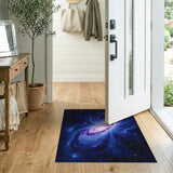 Abstract Area Multi-color and Patterns Cosmic Nebula Galaxy Area Rug