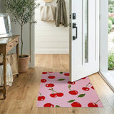 Sweet Cherry Pink Area Rug
