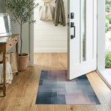Layered Geometric Abstract Area Rug