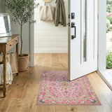 Pink Floral Vintage No. 11 Area Rug