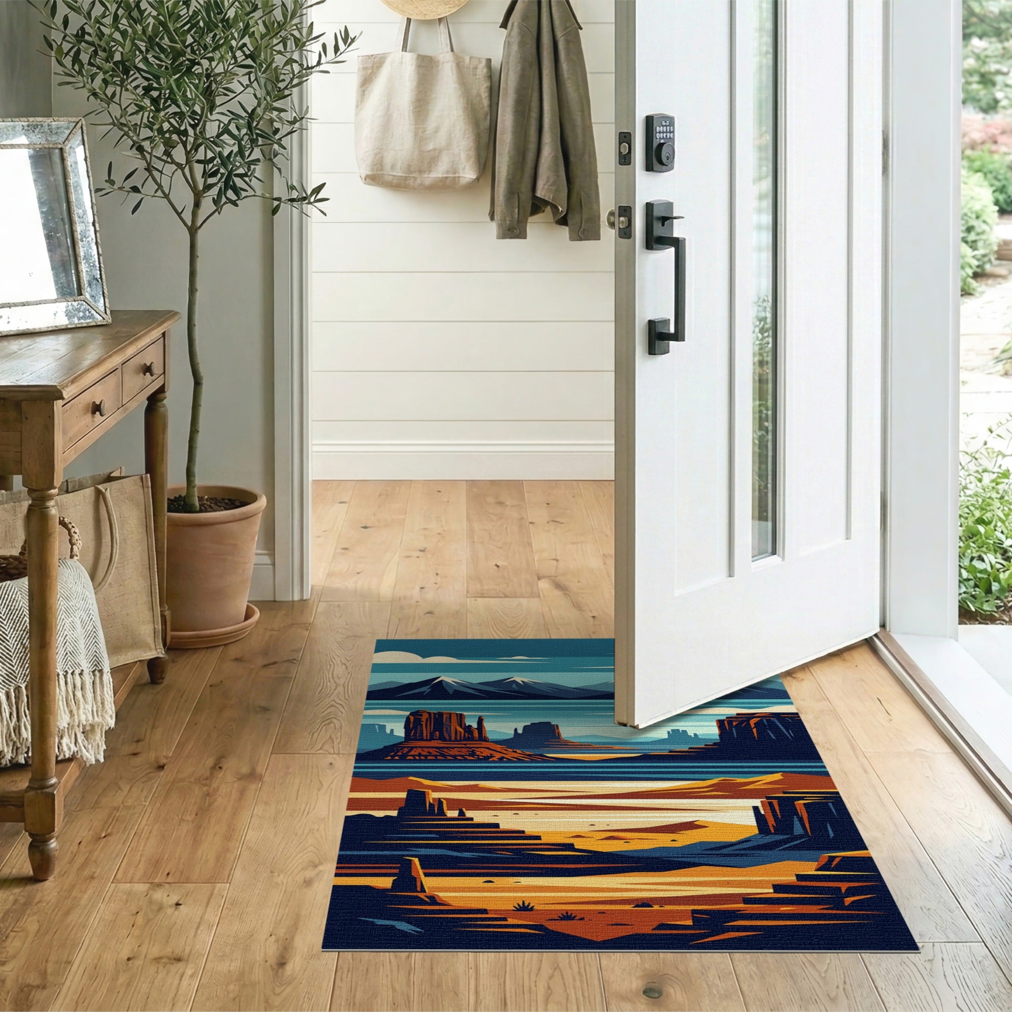 Monument Valley Panoramic Desert Rug
